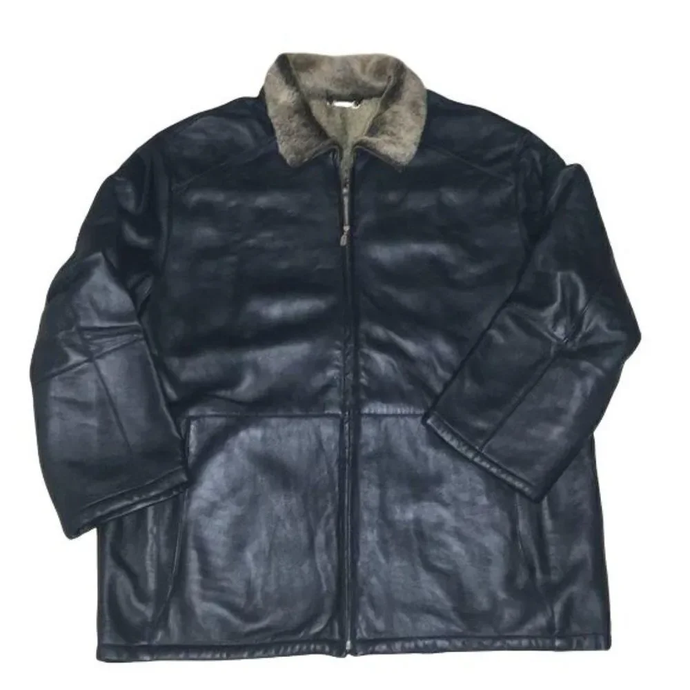 J.J.G Private collection Leather jacket mens size 44